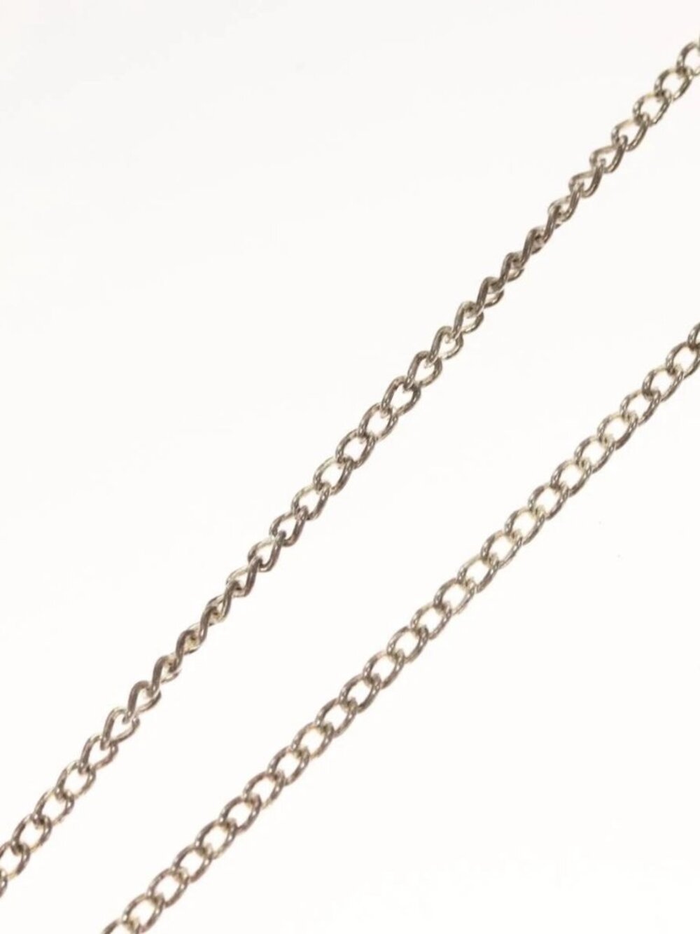 CHANEL Clover Necklace metal Silver CC - Picture 15 of 16